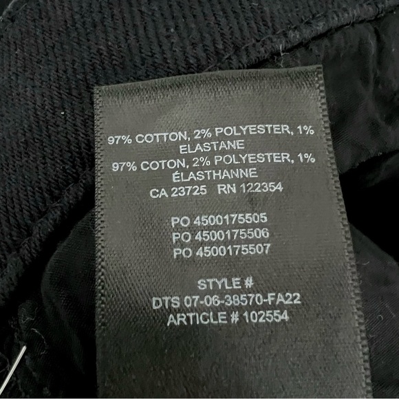 Aritzia Wilfred Free Twostep Flare Leg High Waisted Jeans Black Women’s Size 6 - Picture 11 of 13